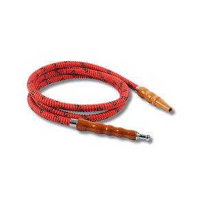 Red MYA Replacement Leather Shisha Hose